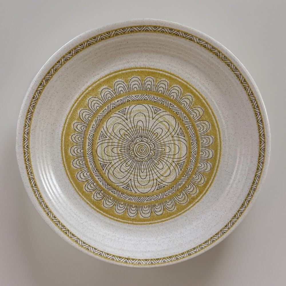 Vintage Set of 4 Franciscan Earthenware - Hacienda Gold Dinner Plates MCM-10.75"
